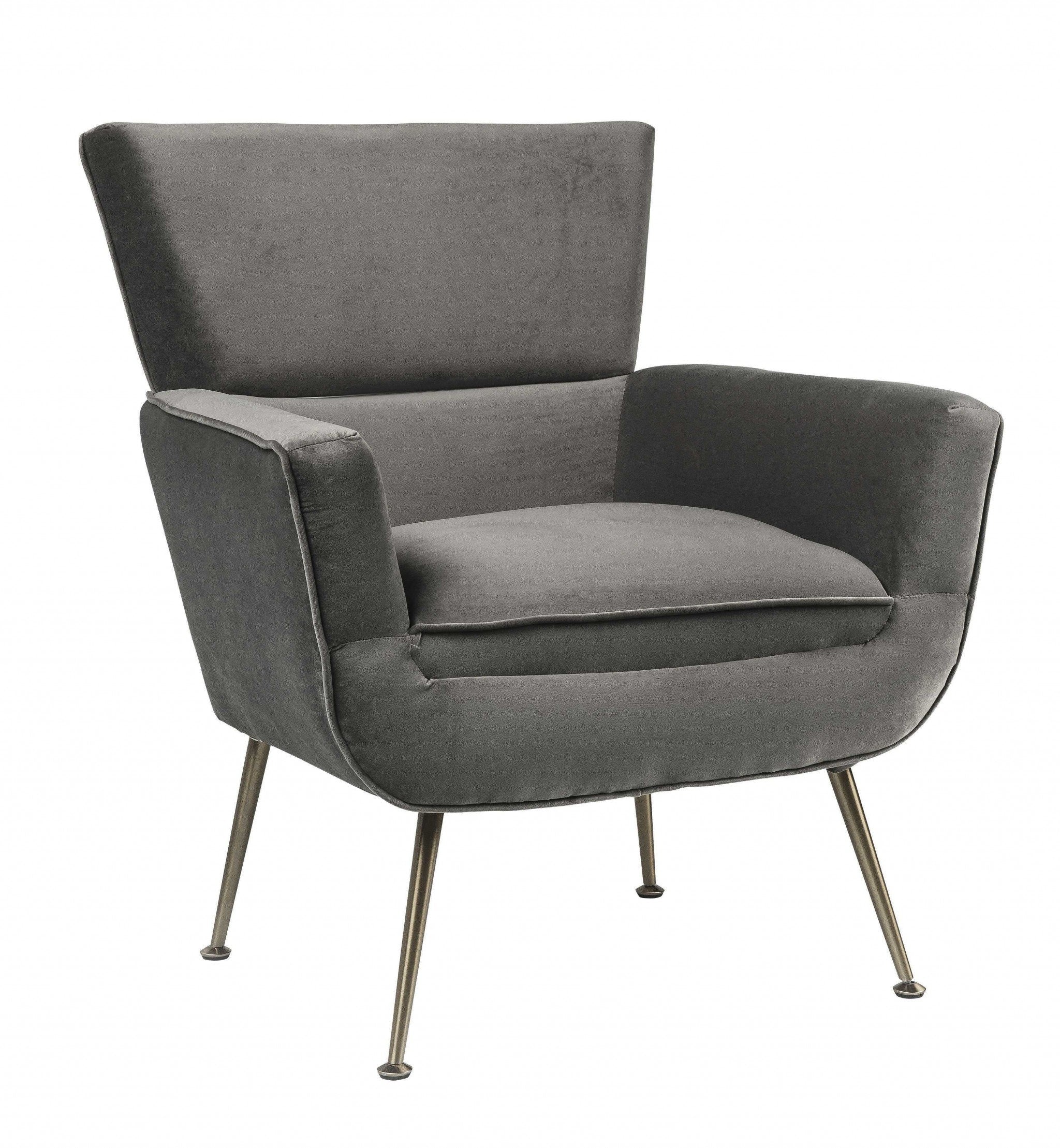 Erik Velvet Accent Chair