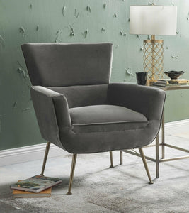 Erik Velvet Accent Chair